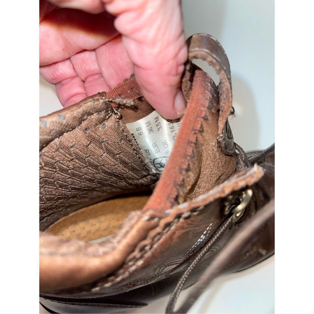Ariat Brown Leather Ankle Boots - Picture 10 of 10